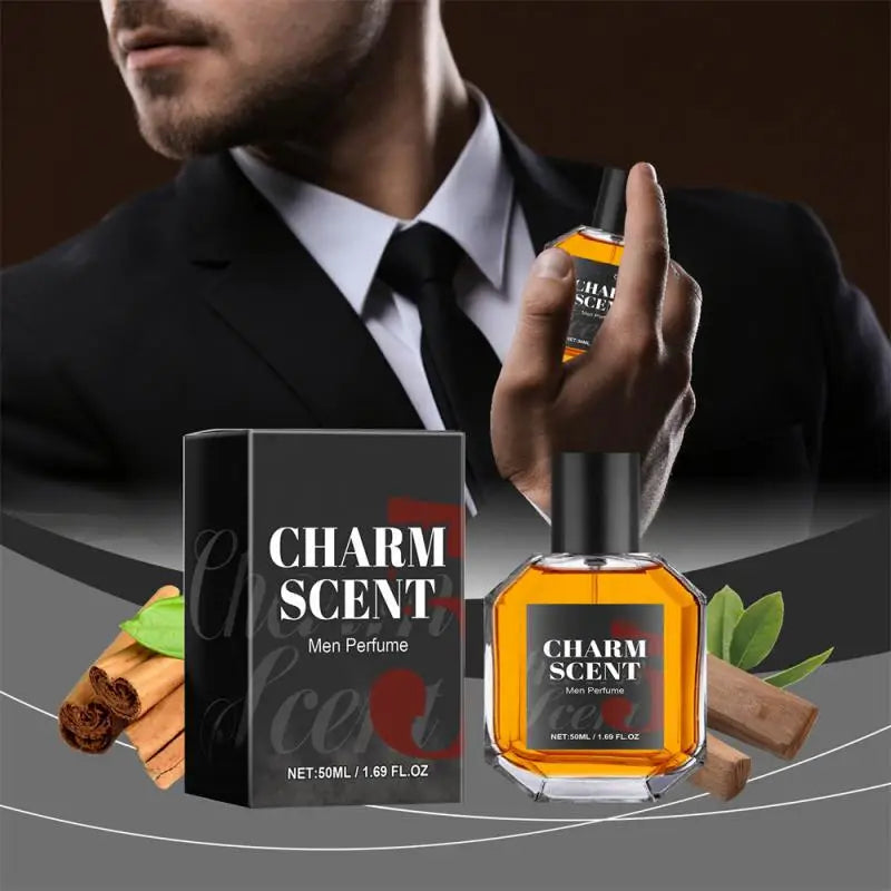 4-1PC 50ML Perfume Neutral Durability Men With Attractive Charm Wood Tone Fragrance Spray Charm Scent For A More Solemn Gorgeous