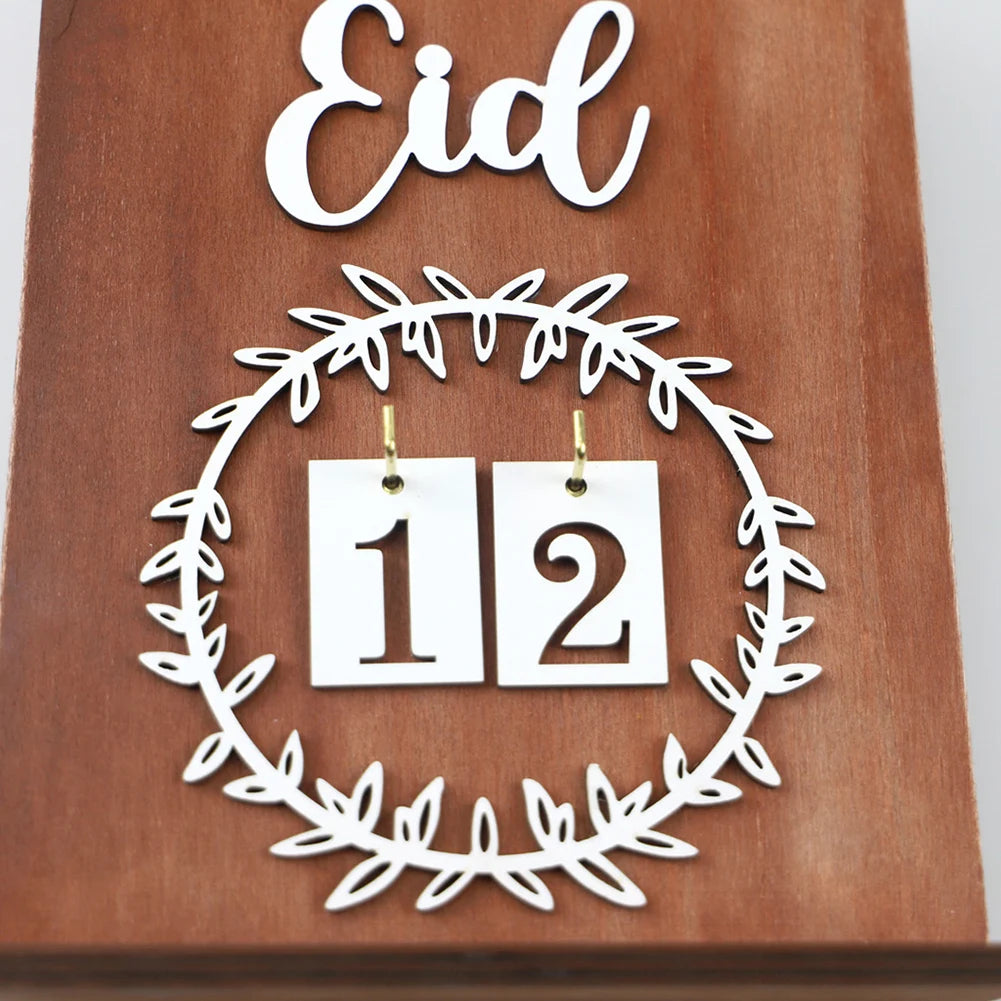 Boxwood Ramadan Calendar Dismountable Personalized Calendar Christmas Gift