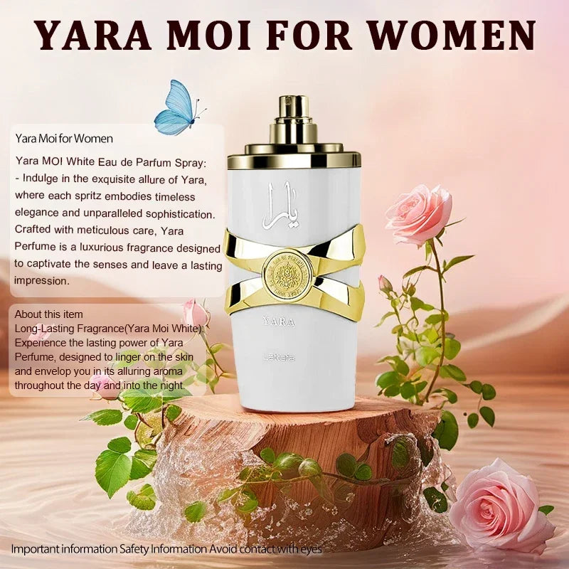 100ML Body Spray Perfume Set for Men and Women Yara Moi Doos Asad Lady Lasting Impression Fruit Light Fragrance essential dating