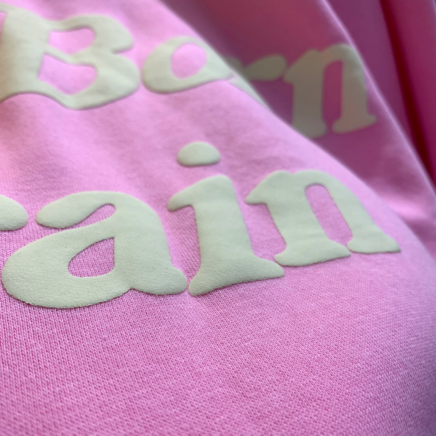 2023fw Puff Print Kanye West Hoody Men Women 1:1 Pink Ye Must Be Born Again Hoodie Oversize Fit Pullovers CPFM Sweatshirts